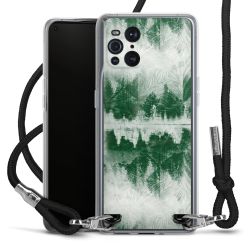 Carry Case Transparent Fabric black/silver