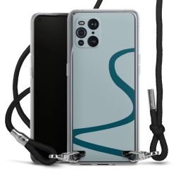 New Carry Case Transparent Stoff schwarz/silber