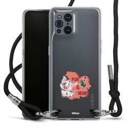 New Carry Case Transparent Stoff schwarz/silber