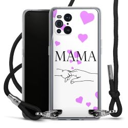 New Carry Case Transparent Stoff schwarz/silber