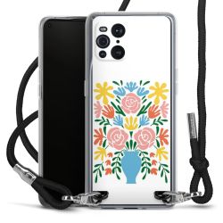 New Carry Case Transparent Stoff schwarz/silber