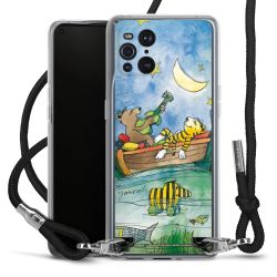 New Carry Case Transparent Stoff schwarz/silber