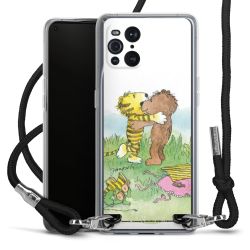 New Carry Case Transparent Stoff schwarz/silber