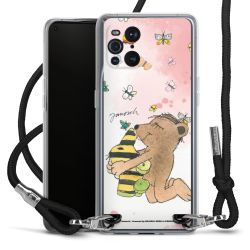 New Carry Case Transparent Stoff schwarz/silber