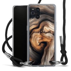 New Carry Case Transparent Stoff schwarz/silber