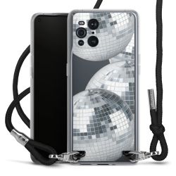 New Carry Case Transparent Stoff schwarz/silber