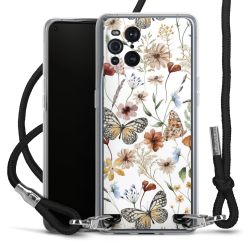 New Carry Case Transparent Stoff schwarz/silber