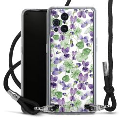 New Carry Case Transparent Stoff schwarz/silber