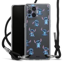 New Carry Case Transparent Stoff schwarz/silber