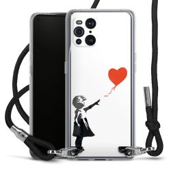 New Carry Case Transparent Stoff schwarz/silber