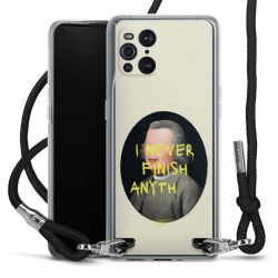 New Carry Case Transparent Stoff schwarz/silber