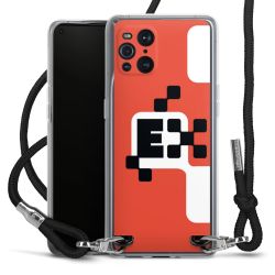 New Carry Case Transparent Stoff schwarz/silber