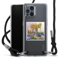 New Carry Case Transparent Stoff schwarz/silber