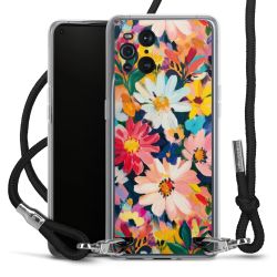 New Carry Case Transparent Stoff schwarz/silber