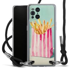 New Carry Case Transparent Stoff schwarz/silber