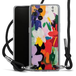 New Carry Case Transparent Stoff schwarz/silber