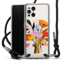 New Carry Case Transparent Stoff schwarz/silber