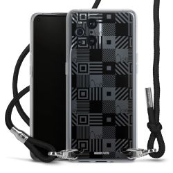 New Carry Case Transparent Stoff schwarz/silber