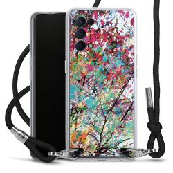 Carry Case Transparent Fabric black/silver