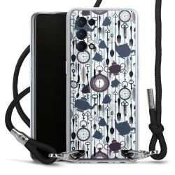 Carry Case Transparent Fabric black/silver