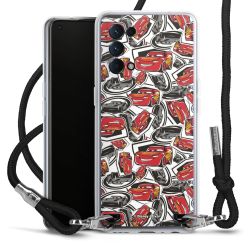 New Carry Case Transparent Stoff schwarz/silber