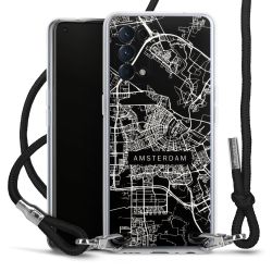 Carry Case Transparent Fabric black/silver