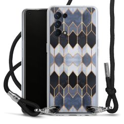 Carry Case Transparent Fabric black/silver