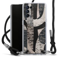 Carry Case Transparent Fabric black/silver