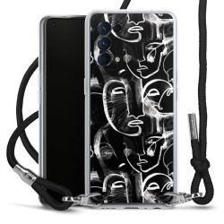 Carry Case Transparent Fabric black/silver