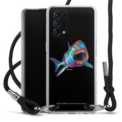 New Carry Case Transparent Stoff schwarz/silber