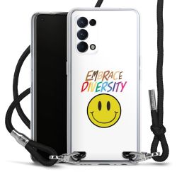 New Carry Case Transparent Stoff schwarz/silber