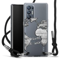 Carry Case Transparent Fabric black/silver