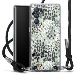 New Carry Case Transparent Stoff schwarz/silber