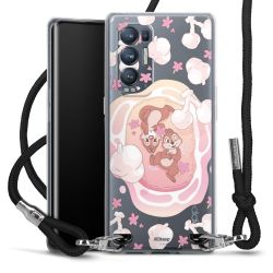 New Carry Case Transparent Stoff schwarz/silber