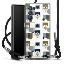 New Carry Case Transparent Stoff schwarz/silber