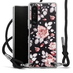 Carry Case Transparent Fabric black/silver