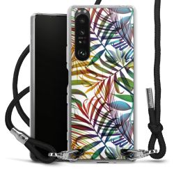 Carry Case Transparent Fabric black/silver