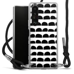 Carry Case Transparent Fabric black/silver