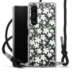 Carry Case Transparent Fabric black/silver