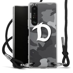 Carry Case Stoff schwarz/silber