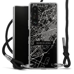 Carry Case Transparent Fabric black/silver