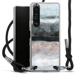 Carry Case Transparent Fabric black/silver