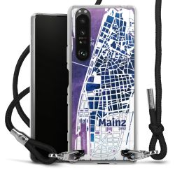 Carry Case Transparent Fabric black/silver