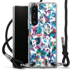 Carry Case Transparent Fabric black/silver