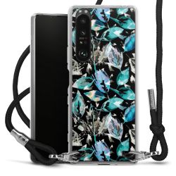 Carry Case Transparent Fabric black/silver