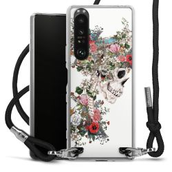 Carry Case Transparent Fabric black/silver