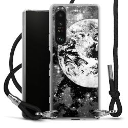 Carry Case Transparent Fabric black/silver