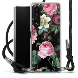 Carry Case Transparent Fabric black/silver