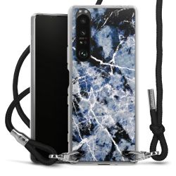 Carry Case Transparent Fabric black/silver