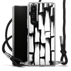 Carry Case Transparent Fabric black/silver